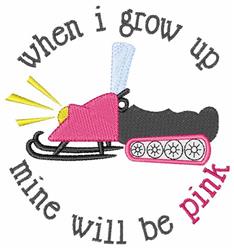 When I Grow Up - 5x7 grow detailed machine embroidery design for cute baby onesies