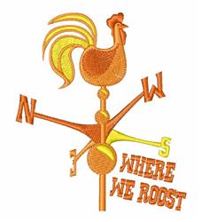 detailed bird machine embroidery pattern - Where We Roost perfect for Table Decor