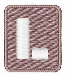 stencil quick stitch machine embroidery - White Stencil L perfect for cute baby onesies