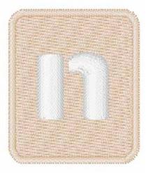 quick stitch stencil machine embroidery pattern - White Stencil n for cute baby onesies