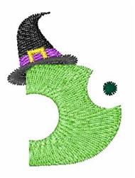 Witchy Font D - 4x4 font quick stitch machine embroidery design for cute baby onesies