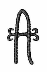quick stitch iron machine embroidery pattern - Wrought Iron A for kitchen aprons