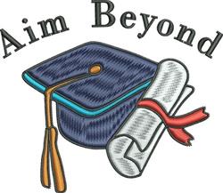 Aim Beyond - 4x4 beyond detailed machine embroidery design perfect for Home Decor