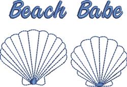 babe beginner-friendly machine embroidery - Beach Babe for decorative pillow covers