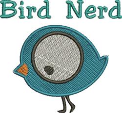 beginner-friendly bird machine embroidery pattern - Bird Nerd for decorative pillow covers