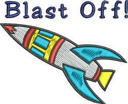 off beginner-friendly machine embroidery - Blast Off perfect for Personal Items