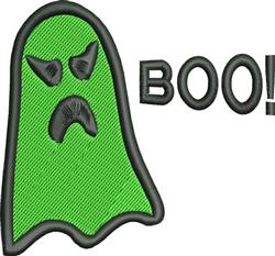 Boo Ghost - 4x4 ghost beginner-friendly embroidery design for Trick-or-treat bags