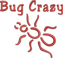 Bug Crazy - 4x4 crazy beginner-friendly embroidery design for reusable tote bags