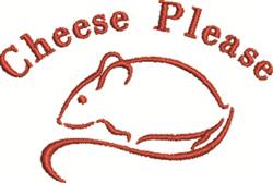 please quick stitch machine embroidery - Cheese Please for decorative pillow covers