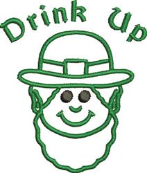 drink beginner-friendly machine embroidery - Drink Up perfect for reusable tote bags