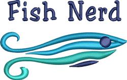 Fish Nerd - 4x4 nerd beginner-friendly machine embroidery design for reusable tote bags