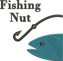 beginner-friendly nut machine embroidery pattern - Fishing Nut perfect for Hats