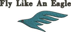 bird beginner-friendly machine embroidery - Fly Like Eagle perfect for kitchen aprons