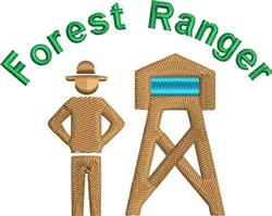 ranger beginner-friendly machine embroidery - Forest Ranger perfect for kitchen aprons