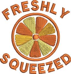 beginner-friendly squeezed machine embroidery pattern - Freshly Squeezed for decorative pillow covers