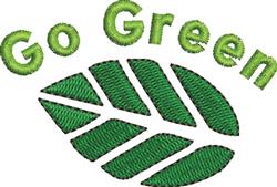 leaf beginner-friendly machine embroidery - Go Green for Eco-Friendly Apparel