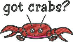 crab beginner-friendly machine embroidery - Got Crabs perfect for Table Linens