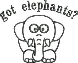 elephant beginner-friendly machine embroidery - Got Elephants for patchwork quilt blocks