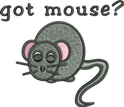 beginner-friendly mouse machine embroidery pattern - Got Mouse for decorative pillow covers