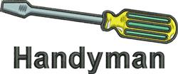 Handyman - 4x4 handyman beginner-friendly embroidery design for reusable tote bags