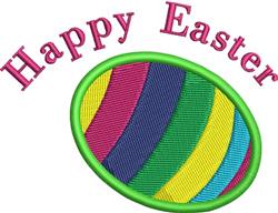 Easter eggs detailed machine embroidery - Happy Easter Egg for Party Decorations