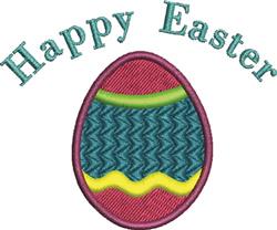 Happy Easter - 4x4 easter beginner-friendly embroidery design for patchwork quilt blocks