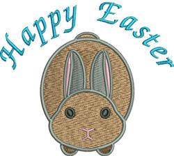 bunny rabbit detailed machine embroidery - Happy Easter Rabbit for Childrens party favors