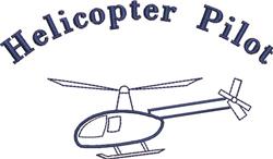 beginner-friendly pilot machine embroidery pattern - Helicopter Pilot for Backpacks