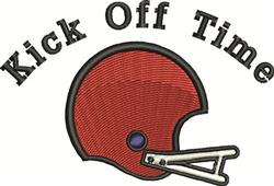 Kick Off - 4x4 off beginner-friendly machine embroidery design for Team Apparel