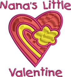heart detailed machine embroidery - Nanas Valentine perfect for kitchen tea towels