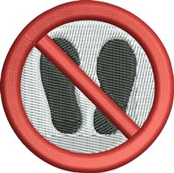 No Standing - 4x4 standing beginner-friendly embroidery design for decorative pillow covers