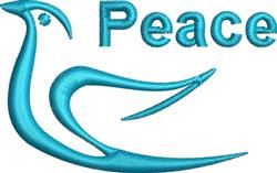 bird quick stitch machine digital embroidery - Peace perfect for Awareness Campaigns