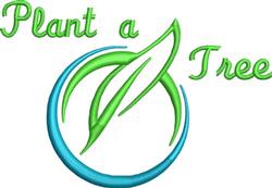 beginner-friendly tree machine embroidery pattern - Plant a Tree for kitchen aprons