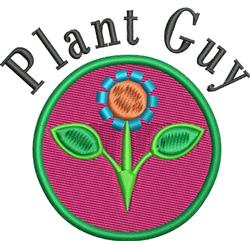detailed spring leaf machine embroidery pattern - Plant Guy for decorative pillow covers