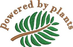 leaf beginner-friendly machine embroidery - Powered By Plants for kitchen aprons