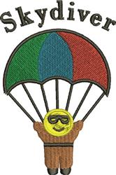 skydiver detailed machine embroidery - Skydiver perfect for Personalized Gifts