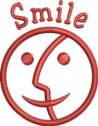 smile quick stitch machine digital embroidery - Smile perfect for kitchen tea towels