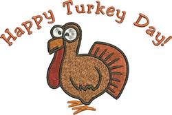 Turkey Day - 5x7 bird detailed machine embroidery design perfect for kitchen tea towels