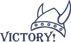 beginner-friendly victory machine embroidery pattern - Victory for kitchen tea towels