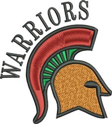 warrior beginner-friendly machine digital embroidery - Warriors perfect for Uniforms