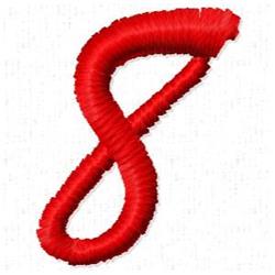 quick stitch eight machine embroidery pattern - Eight perfect for Office Supplies