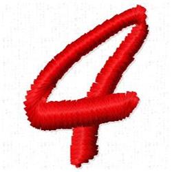 Four - 4x4 four quick stitch machine embroidery design for Childrens Items