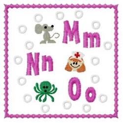 block detailed machine embroidery - MNO Block perfect for Interactive Learning Tools