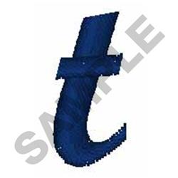 font quick stitch machine embroidery - Bold Script Font t for decorative pillow covers