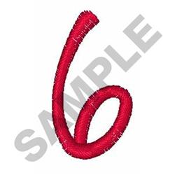 CURLY SCRIPT 6 - 4x4 script quick stitch embroidery design for cute baby onesies