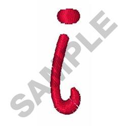 CURLY SCRIPT i - 4x4 script quick stitch embroidery design for Office Supplies