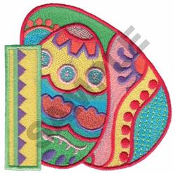 EASTER EGG I - 5x7 Easter eggs detailed embroidery design for Kids Backpacks
