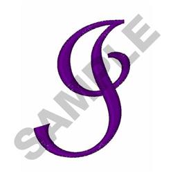 Large Fancy Script I - 4x4 script quick stitch embroidery design for decorative pillow covers