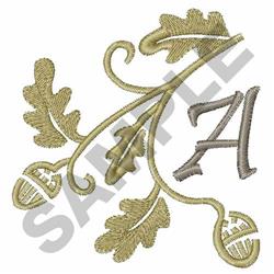 OAK LEAF UPPER CASE A