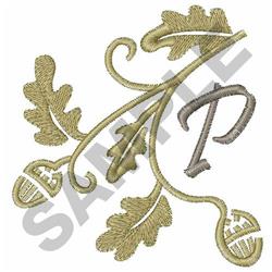 OAK LEAF UPPER CASE P